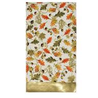 🍁 autumn harvest: 100 count thanksgiving leaves guest napkins with gold foil – perfect for fall décor, holiday parties, and festive gatherings! logo