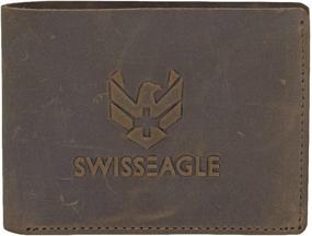 img 4 attached to 🦅 Swiss Eagle Men's Minimalist Leather Wallet: Stylish & Practical Accessories