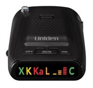 🚗 uniden dfr1: advanced laser and radar detection for superior 360° protection - city and highway modes, color icon display with signal strength meter bars logo