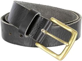 img 2 attached to 👔 Timeless Oil Tanned Genuine Leather Men's Casual Accessories for Exceptional Belts