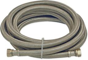 img 2 attached to White Eastman 69006 Stainless Steel Dishwasher and Drain Kit with Large Port, 10 Ft Length, Enhanced SEO