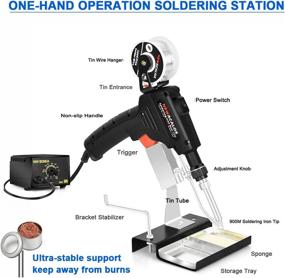 img 3 attached to 🔥 936 Soldering Station with Adjustable Temperature for Circuit Board Soldering