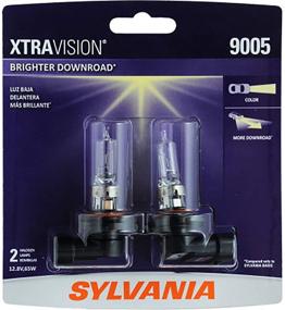 img 4 attached to Улучшите видимость с лампами галогеновых фар SYLVANIA 9005 XtraVision (2 шт. в упаковке)