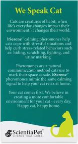 img 1 attached to 🐱 bSerene Pheromone Calming Solution for Cats: 45-Day Diffuser Refill for Stress and Anxiety Reduction in Single and Multicat Homes