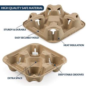 img 1 attached to 🌱 Ecofriendly Stackable Biodegradable Compostable Container