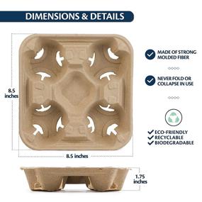 img 3 attached to 🌱 Ecofriendly Stackable Biodegradable Compostable Container