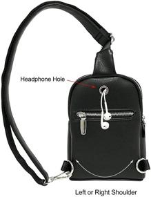 img 2 attached to Aeeque Backpack Crossbody Shoulder CrossbodyBackpack Women's Handbags & Wallets and Fashion Backpacks