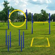 🐶 optimized cheering pet dog agility training equipment, obstacle course for dogs, fun exercise for pets logo