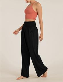 img 1 attached to ODODOS Wide Leg Palazzo Lounge Pants for Women with Pockets - Lightweight, Loose, Comfy, Leisure, Casual Pajama Pants