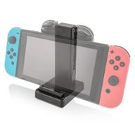 convenient charging dock for nintendo switch: nyko charge base with dual joy-con controllers support and usb type-c power cord logo