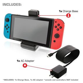 img 3 attached to Convenient Charging Dock for Nintendo Switch: Nyko Charge Base with Dual Joy-Con Controllers Support and USB Type-C Power Cord