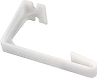 jr products 81485 side curtain retainer in white: premium quality curtain holder logo