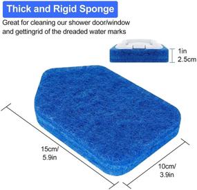 img 2 attached to 🧼 2-Pack Tub and Tile Scrubber Brush Refill Heads - Bathroom Bathtub Shower Cleaning Sponge Replacement - Compatible with Lalafancy Scrub Brush