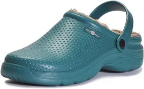 img 4 attached to Stay Dry and Comfortable with Waterproof Women's Slippers: Perfect for Outdoor Activities!