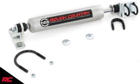 img 1 attached to 🚚 Rough Country N3 Steering Stabilizer: Ideal for 1959-1985 Jeep CJ3 / CJ5 / CJ7 / CJ8 Scrambler