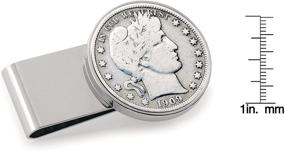 img 1 attached to Серебряный парикмахер из нержавеющей стали Silvertone Coin