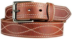 img 1 attached to 👔 Top-quality Men's Accessories: Harness Leather Work Belt for Men