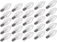 vickerman c9 intermediate clear christmas light bulbs (25 pack) - v472131 логотип