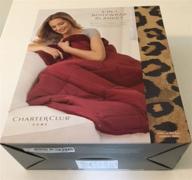 charter club 3-in-1 bodywrap blanket: leopard print - stay warm and stylish! logo