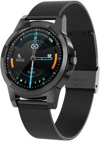 img 4 attached to Mintsin Smart Watch Fitness Tracker: Heart Rate and 💪 Sleep Monitor, IP68 Waterproof. Pedometer Included. Android and iOS Compatible.