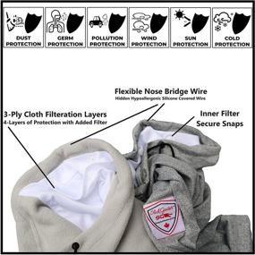 img 3 attached to Unbeatable All Seasons Washable Reusable Adjustable Shield - Maximum Protection Guaranteed!