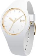 ледяные часы ice glam white unisex логотип