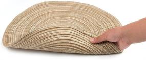 img 3 attached to 🔥 Famibay Braided Insulation Kitchen Placemats: Stylish and Practical Table Liners for Effective Heat Protection