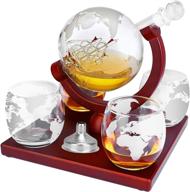 🥃 premium teqhome stainless steel whiskey decanter glasses: a perfect blend of elegance and functionality logo