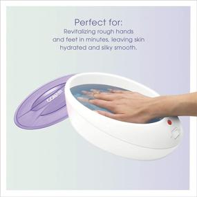 img 2 attached to 🔥 Optimized True Glow by Conair Thermal Paraffin Bath/Paraffin Spa for Superior Moisturization - Includes 1lb. Paraffin Wax