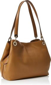 img 3 attached to 👜 Large Pebbled Leather Shoulder Bag by Michael Kors - Raven Model