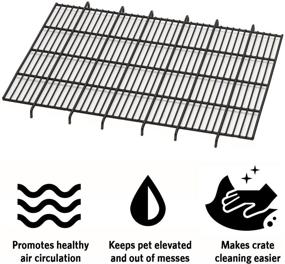 img 2 attached to 🐾 Enhanced SEO-Friendly Floor Grid for Midwest Dog Crate