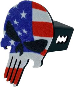img 4 attached to Punisher Trailer Hitch Cover American