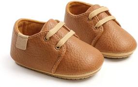 img 1 attached to LAFEGEN Sneaker Leather Moccasins Newborn Apparel & Accessories Baby Girls for Shoes