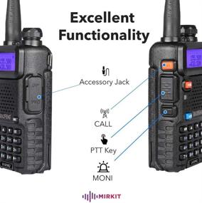 img 3 attached to 📻 BaoFeng UV-5R MK2: FCC Утверждено 5W 2021 Ручная двухдиапазонная аматорская радиостанция с гарантией, программным кабелем и программным обеспечением, Mirkit Edition