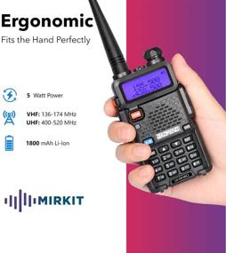 img 2 attached to 📻 BaoFeng UV-5R MK2: FCC Утверждено 5W 2021 Ручная двухдиапазонная аматорская радиостанция с гарантией, программным кабелем и программным обеспечением, Mirkit Edition