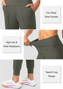 img 1 attached to 🩳 Comfortable and Stylish Soothfeel Women's High Waisted Joggers with Zipper Pockets - Perfect for Athletic Workouts and Yoga!