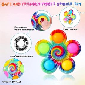 img 2 attached to 🎃 Festive GOHEYI Spinner Spinners for Christmas & Halloween Celebrations