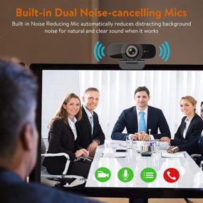 img 2 attached to 📷 Angetube 1080P Webcam: HD Streaming with Wide-Angle View, Microphone, and Compatibility for Windows Android Ios Linux - Perfect for Skype, Facebook, Xbox, Google Meet, PC, Mac, and more!