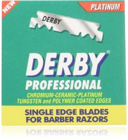 img 1 attached to 💈 100 Derby Extra Super Stainless Single Edge Barber Razor Blades for Efficient Shaves