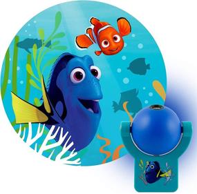 img 4 attached to 🐠 Projectables Finding Dory LED Night Light - Plug-in, Dusk-to-Dawn, Image On Ceiling, Wall or Floor - Perfect for Bedroom, Nursery, Bathroom - 1-Pack (37709)