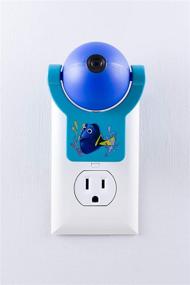 img 2 attached to 🐠 Projectables Finding Dory LED Night Light - Plug-in, Dusk-to-Dawn, Image On Ceiling, Wall or Floor - Perfect for Bedroom, Nursery, Bathroom - 1-Pack (37709)