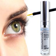 👁️ advanced eyelash and eyebrow growth serum: enhanced with medical grade pentapeptide 17 & hyaluronic acid max for rapid results of thicker, darker, longer lashes & brows in just 60 days logo