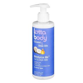 img 3 attached to Lottabody Curl and Style Milk with Coconut and Shea Oils, 8 Ounce - Infused with Moisturizing Benefits