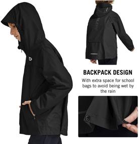 img 2 attached to BALEAF Lightweight Waterproof Windbreaker Raincoat - Boys' Jackets & Coats