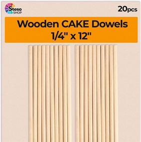 img 4 attached to Cake Dowels Wedding Sturdy Wooden