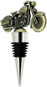 img 3 attached to Vintage Motorcycle Bottle Stopper: Unique Decorative Wine Accessory and Gift for Men