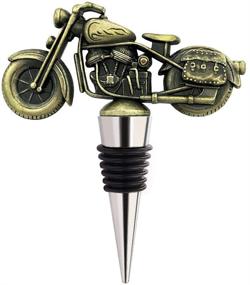 img 4 attached to Vintage Motorcycle Bottle Stopper: Unique Decorative Wine Accessory and Gift for Men