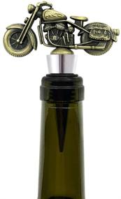 img 2 attached to Vintage Motorcycle Bottle Stopper: Unique Decorative Wine Accessory and Gift for Men