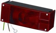 🔴 wesbar 403076 waterproof over 80-inch low profile taillight (passenger side) in red: durable and reliable automotive lighting solution logo