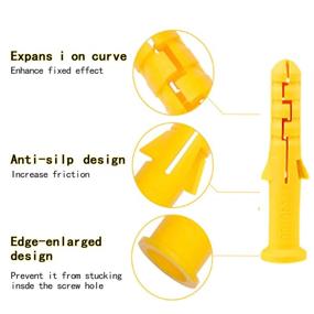 img 1 attached to Drywall Anchor Kit Assortment Self Drilling